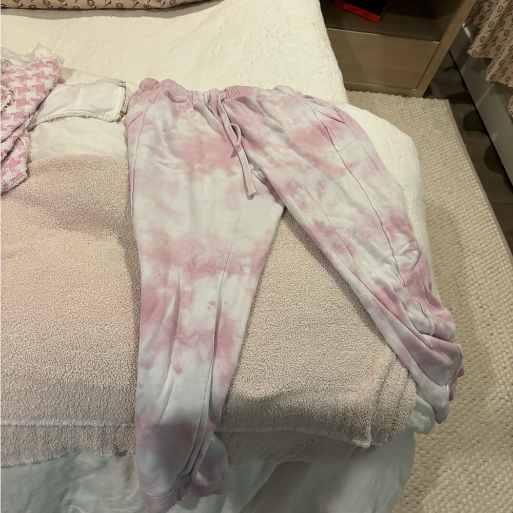 Free people Pink Tie-Dye Women's Lounge Pants